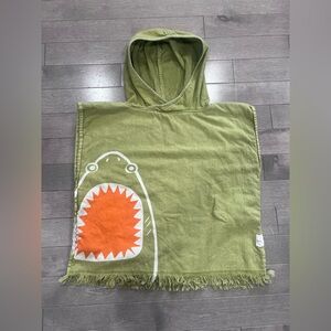 ANTHROLPOLOGIE Sunnylife Shark Attack Kids Beach Poncho